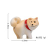 Self -healing Warm Series Refusing Inu Shiba Inu Do not want to take Shiba Inu hands to run Korean creative baking landscape dolls