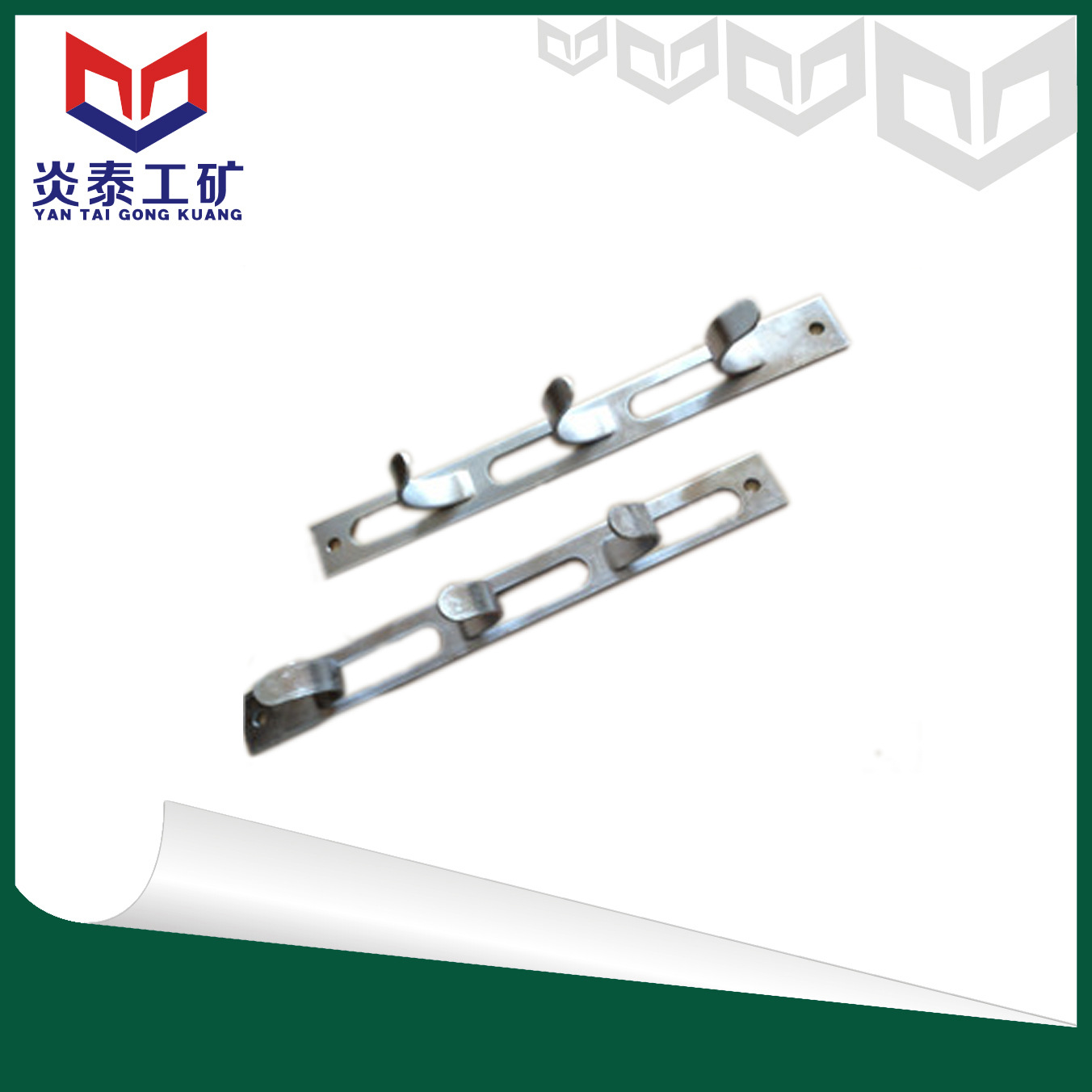 山东炎泰  镀锌电缆钩子  矿用金属冲压电缆挂钩GL-PVC塑料挂钩