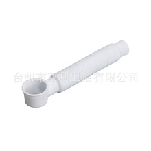 厂家供应高品质白色塑料伸缩式排水管伸缩管白色卫浴排水管