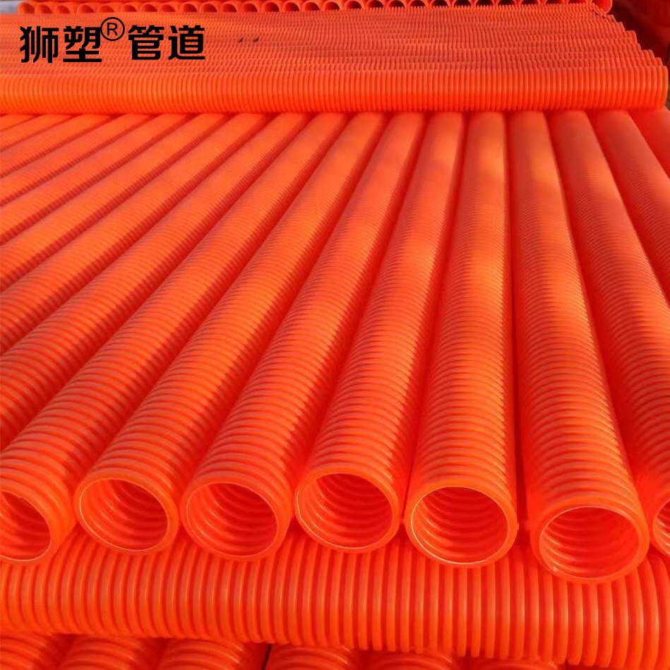 MPP电力波纹管200  抗磨电力波纹管 单壁波纹管厂家