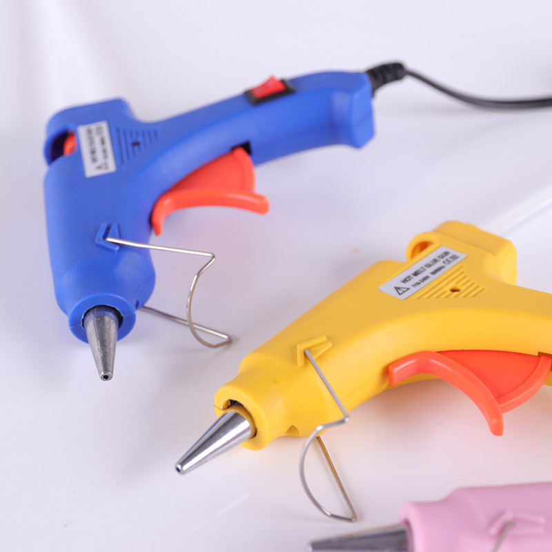 Pequeña pistola de pegamento hot melt pegamento stick tira de pegamento varios DIY ramo de dibujos animados haciendo herramientas con herramientas de flores accesorios de la tienda de flores