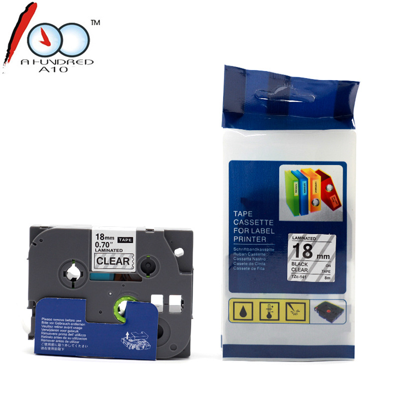 Cinta compatible Brother TZe-641 – Etiquetas de 18 mm, tubo termocontraíble y código de barras