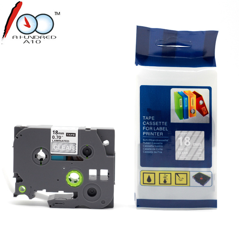 Cinta compatible Brother TZe-641 – Etiquetas de 18 mm, tubo termocontraíble y código de barras