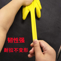 Hongbao Latex Rubber Gloves Household Kitchen Dishwashing Laundry Cleaning Waterproof Oilproof Thick Chore Gloves