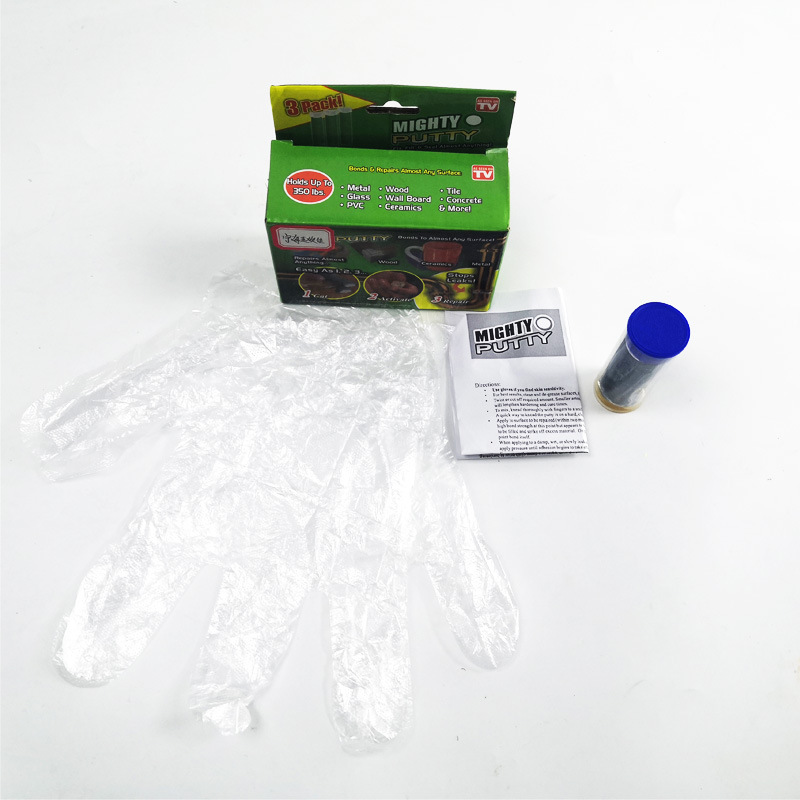 Cross-border foreign trade in stock clay glue Mighty Putty adhesive adhesive gap leak-repairing resin adhesive strip