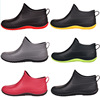 Street boots, men's keep warm work low fashionable kitchen PVC, suitable for import