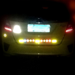 Recommended Diamond Five-Pointed Star Flashing Warning Reflective Sticker for Protective Backpack, Personal Car Scratch Modification Decoration