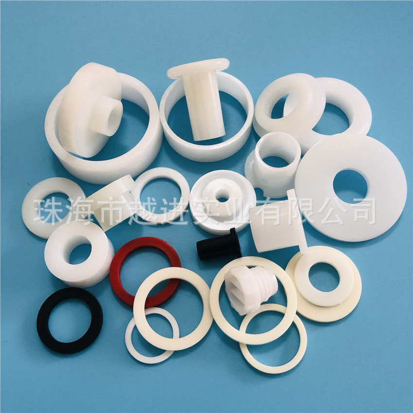 生产各种规格的尼龙T型轴套 白色尼龙制品