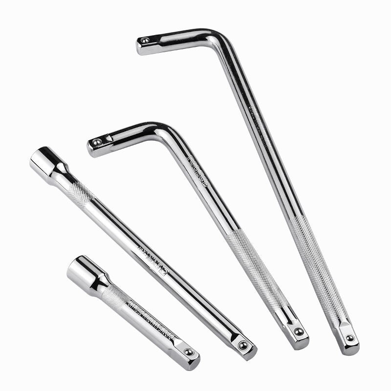 Juego de conectores de volante de inercia de 1/2 pulgada (grande, mediano y pequeño) con varilla extendida, punta de destornillador, llave y varilla de extensión para herramientas de reparación automotriz.