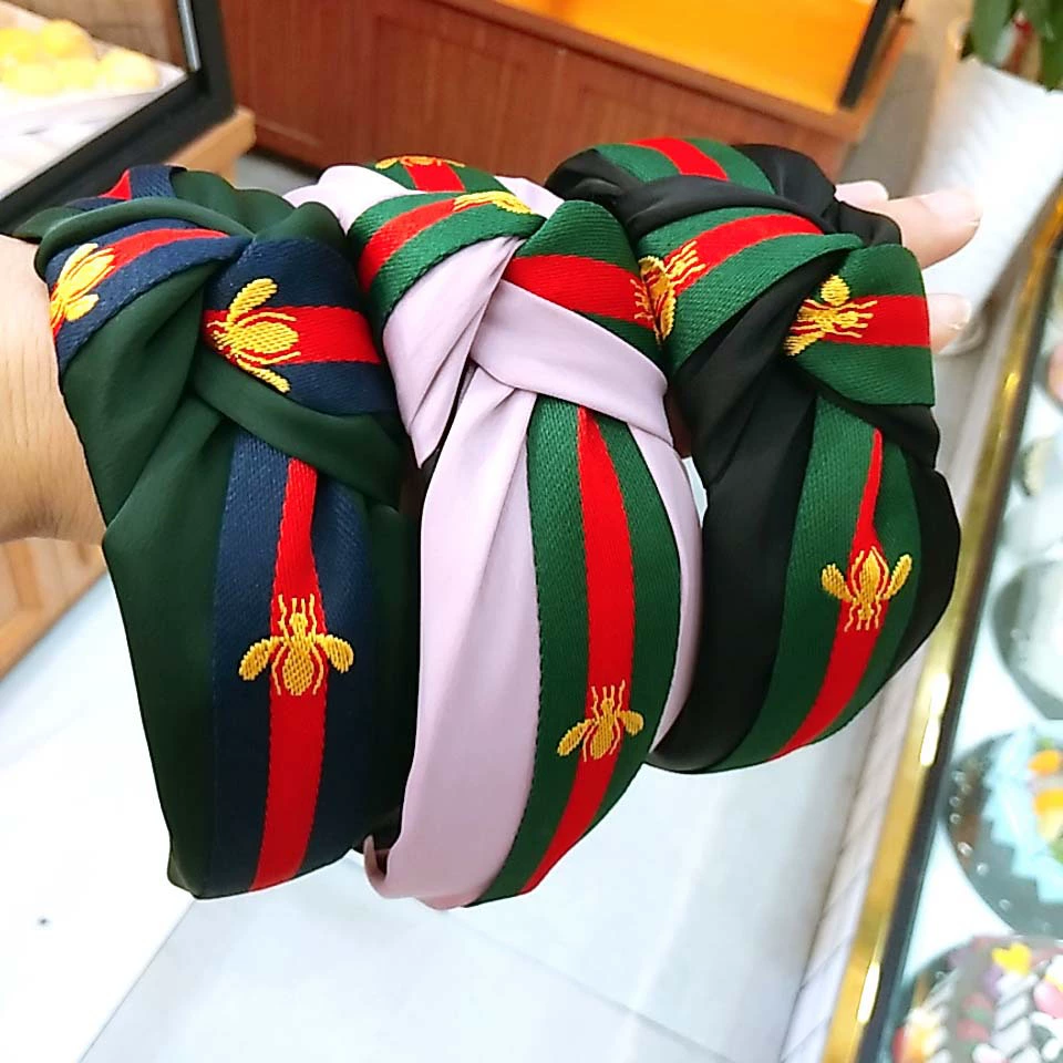 Повязка на голову, ткань, заколки, аксессуар для волос, пчела, европейский стиль, (跨境 торговля)
