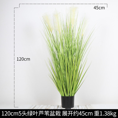 Planta artificial de interior – maceta decorativa con ave del paraíso, árbol viajero y bonsái falso