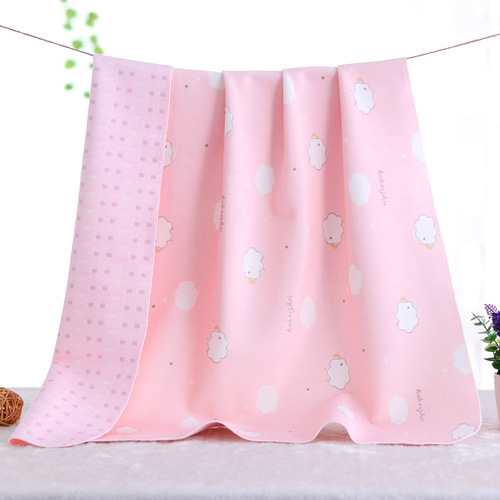 Heerte's new double-sided crystal velvet diaper pad, newborn diaper mattress, baby anti-diaper diaper pad wholesale