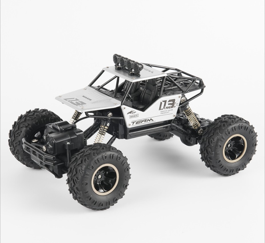 Shuangqi de aleación de escalada de montaña Bigfoot monstruo de cuatro ruedas motrices de control remoto modelo de coche de juguete 1:16 todoterreno vehículo escalada coche niños