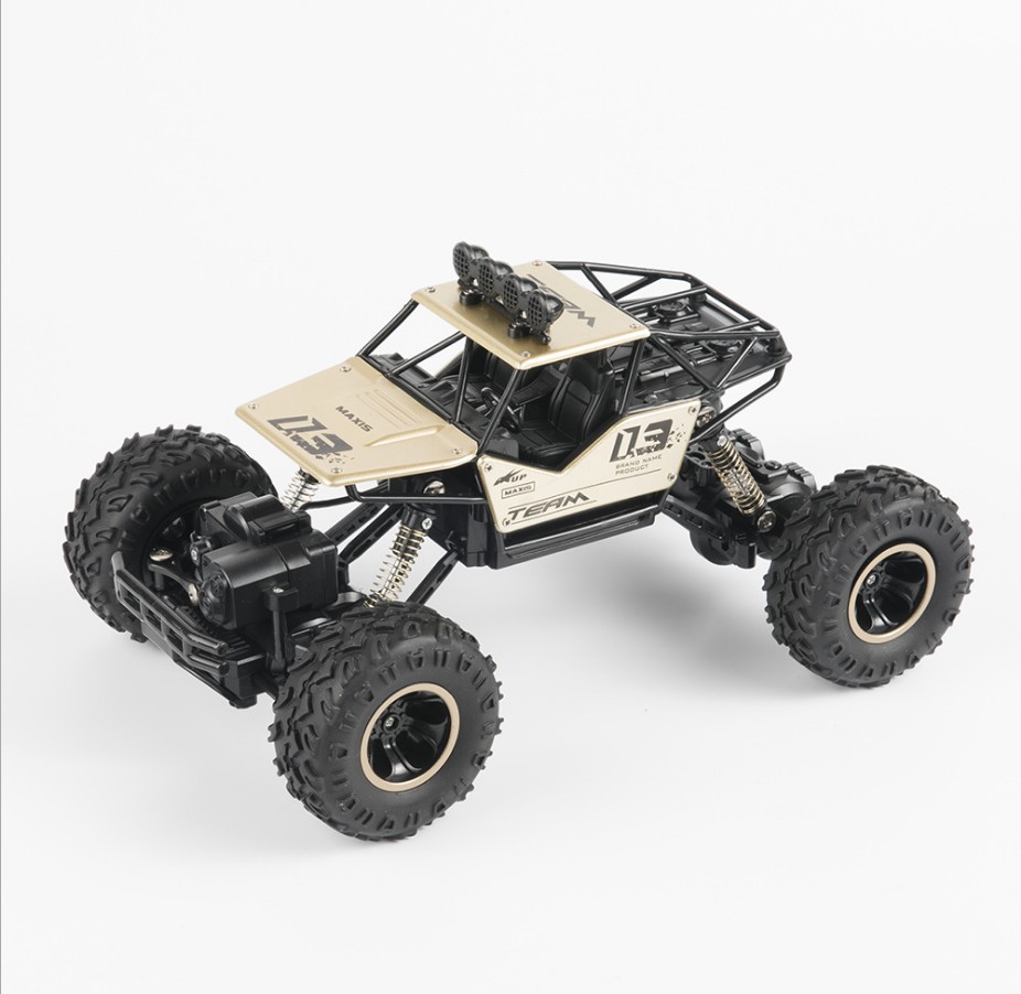 Shuangqi de aleación de escalada de montaña Bigfoot monstruo de cuatro ruedas motrices de control remoto modelo de coche de juguete 1:16 todoterreno vehículo escalada coche niños