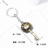 One Piece Pirate Luffy Metal Key Buckle Straw Hat Skeleton Key Chain Anime Surrounding Exquisite Small Gift Wholesale