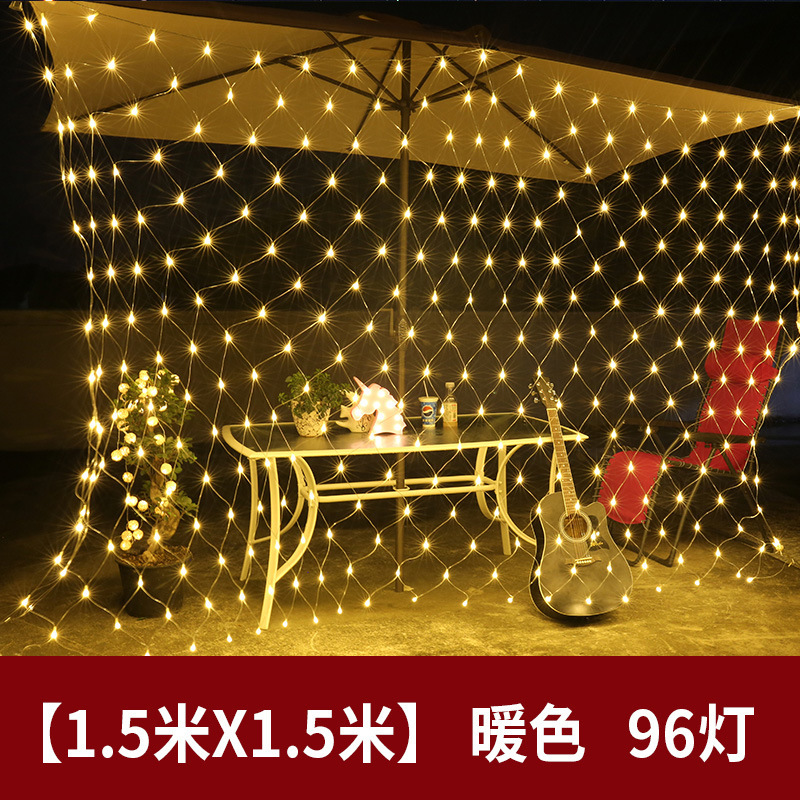 Red luz habitación romántica diseño luces de colores luces intermitentes luces de cadena vacaciones iluminación colgante Festival centro comercial decoración de Navidad al aire libre