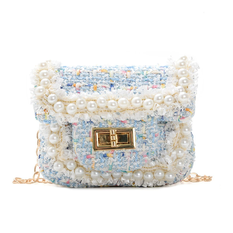 Малый кошелек из жемчужины на выход, стиль Chanel, (международная торговля)