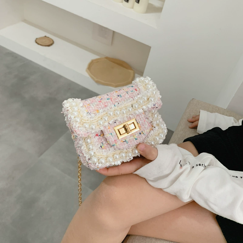 Малый кошелек из жемчужины на выход, стиль Chanel, (международная торговля)