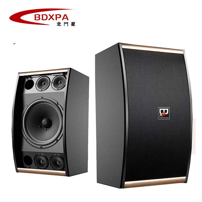 AK-410 10-inch karaoke speaker professional audio four treble design private room Conference multi-function speaker