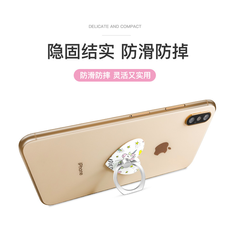 Tenedor creativo del anillo del teléfono móvil del metal del tenedor del anillo del coche