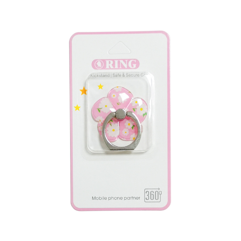 Tenedor creativo del anillo del teléfono móvil del metal del tenedor del anillo del coche