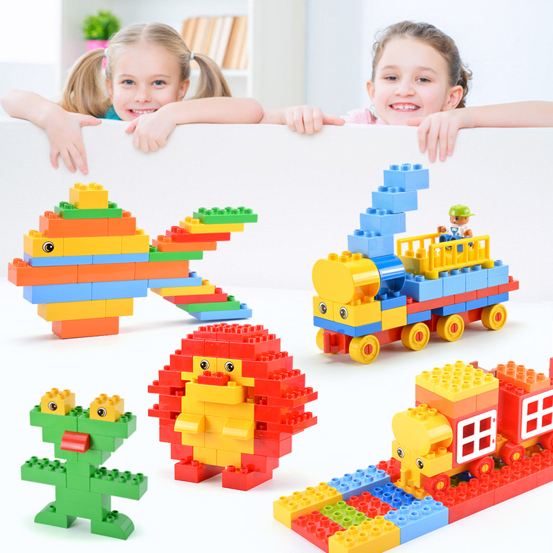 Compatible with Lego Large Particle Building Block Toy Educational Assembled Children's 3 + Year Old Basic Block Variety Building Set 9090