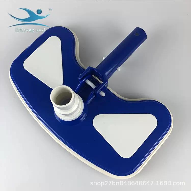 厂家批发游泳池清洁用品泳池旋转防碰边吸污头
