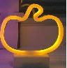 The base injection of the base neon light-pumpkin yellow