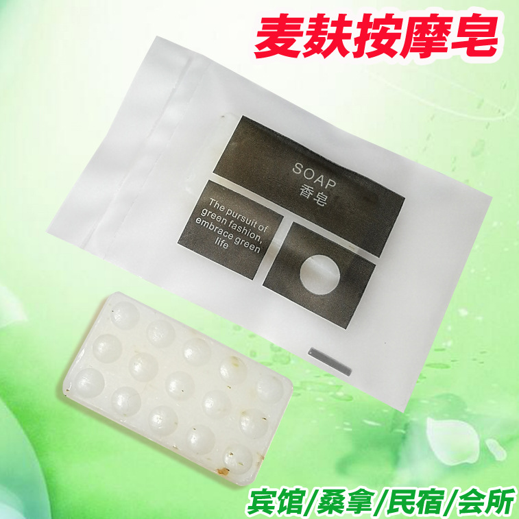 Wheat bran massage soap