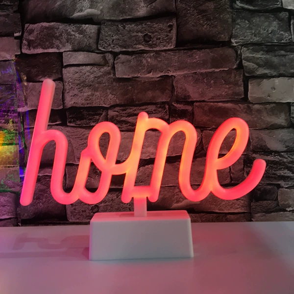 Base injection plastic neon light-home red