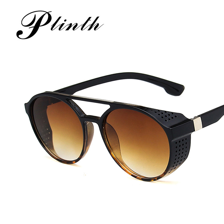 Steampunk Sunglasses 2020 New European and American Fashion New Sunglasses Round Windproof Sunglasses