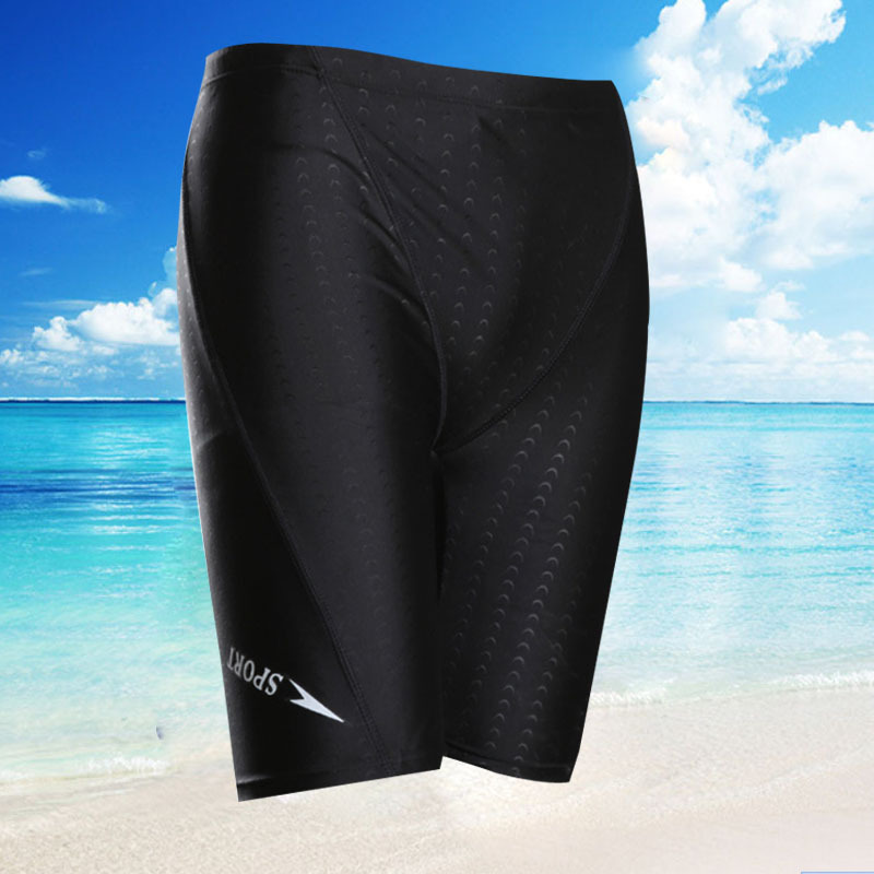 Cross-Border Men's Swim Trunks, Sports Quick-Drying, Anti-Embarrassment, Adult Foreign Trade Men's Style, Beach Vacation, Five-Point Swimwear
