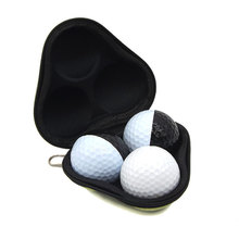 创意迷你高尔夫球包便携挂扣式PU腰包硬壳高尔夫球收纳盒 eva包