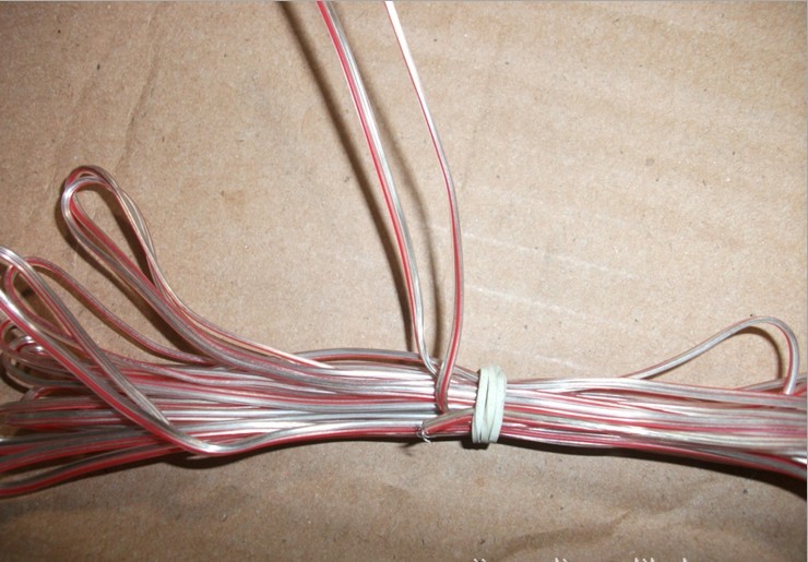 供应环保 透明并线 双支透明线 带红边透明线 透明线 电线