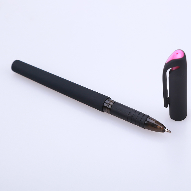 Pluma publicitaria Impresión de código QR Pluma de gel de negocios negro personalizada Pluma de agua Pluma de medicina Pluma de firma Logotipo personalizado