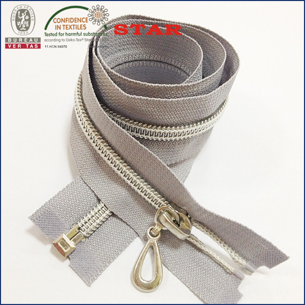 温州厂家热销3#尼龙拉链 银齿开尾拉链