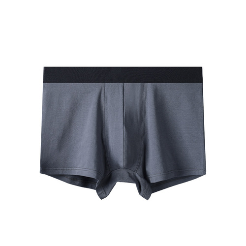 Men's V-Neck Cotton Briefs with Stretchy Waistband, Large Size, Breathable and Comfortable, Modal Fabric with Enhanced Thigh Area, Factory Wholesale and Dropshipping