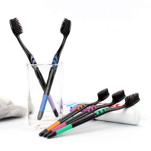 Little Moon 10-pack toothbrush family value pack Adult Magic Tip Fine Soft Bristle Toothbrush Wholesale Factory Direct Sales