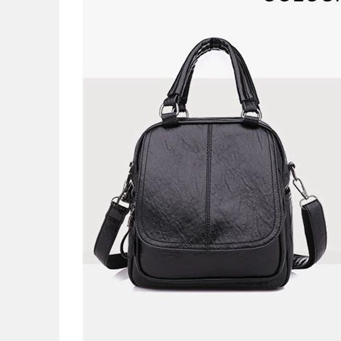 Женская функциональная сумка 3‑в‑1, handbag/плечевая/рюкзак, кожзам, 0.5 кг
