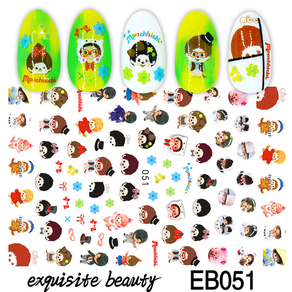 Japanese cartoon nail stickers