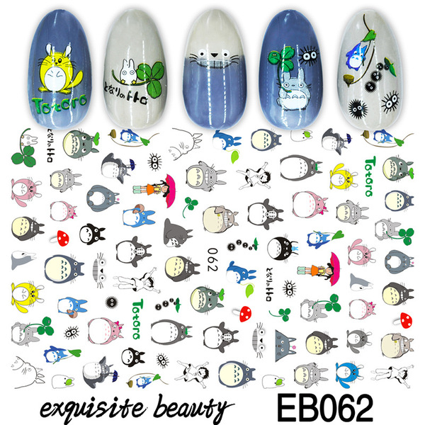 Japanese cartoon nail stickers
