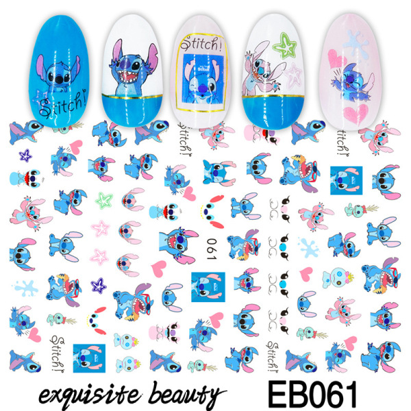 Japanese cartoon nail stickers