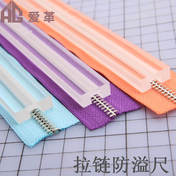 Ручной работы DIY кожаный клей на молнии анти-переливная линейка ручной работы акриловый клей на молнии инструмент клей на молнии