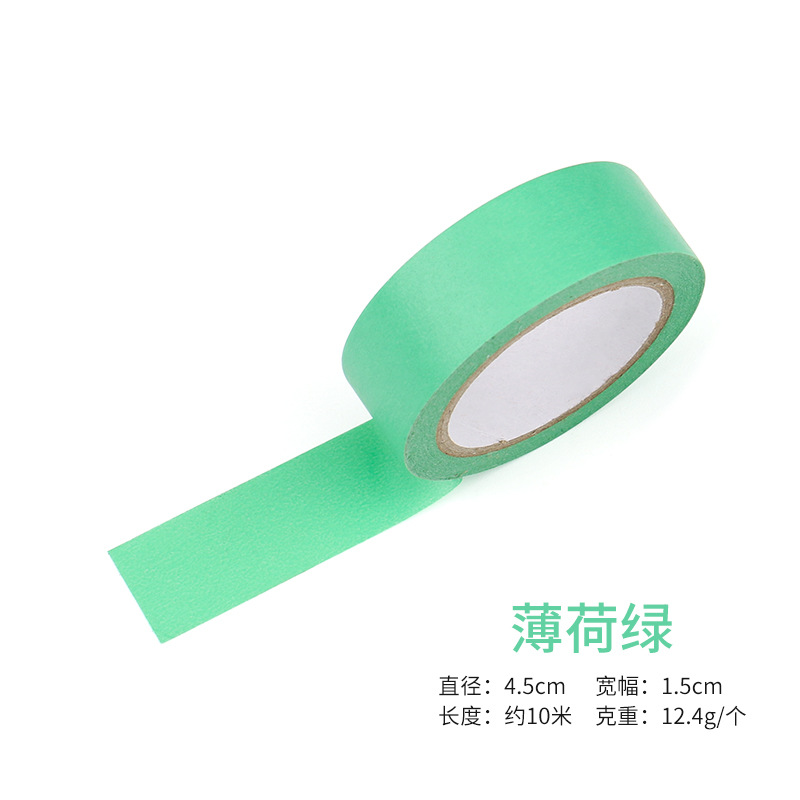 10 color del arco iris cinta de papel cinta de encaje DIY grabable color caramelo cinta de color sólido 10 m cinta de lágrima mano