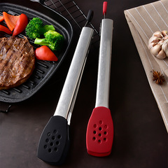 304 stainless steel food clips, buckle silicone food clips, baking cake bread clips, barbecue steak clips