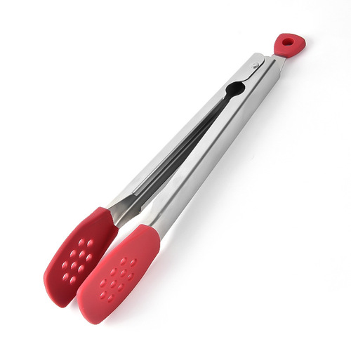 304 stainless steel food clips, buckle silicone food clips, baking cake bread clips, barbecue steak clips