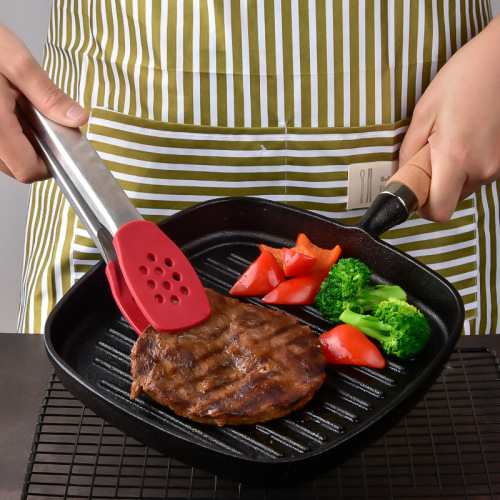 304 stainless steel food clips, buckle silicone food clips, baking cake bread clips, barbecue steak clips