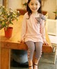 2023 Foreign Trade Bow, striped children's clothing/new girls' foreign trade children's clothing