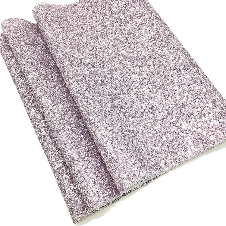 厂家直供热卖高亮银亚古力底格利特粗珠片闪粉格利特PU皮革