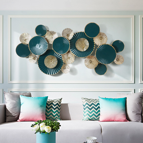 American wall hangings, creative iron wall decorations for entrance hall, three-dimensional wall decorations, living room background wall decorations pendants